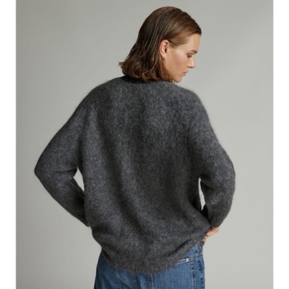 Everlane The Superfuzz Alpaca Oversized Cardigan Medium - Picture 4 of 15